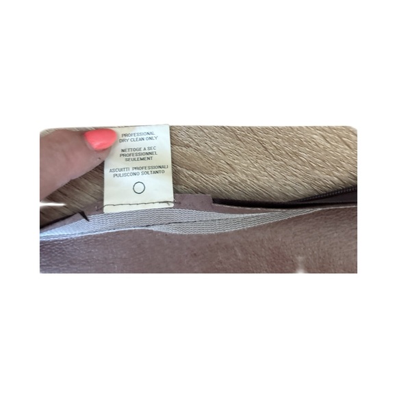 Rozae Nichols Sleeveless Suede Leather V Neck Tank Top Brown Size S - Picture 5 of 6